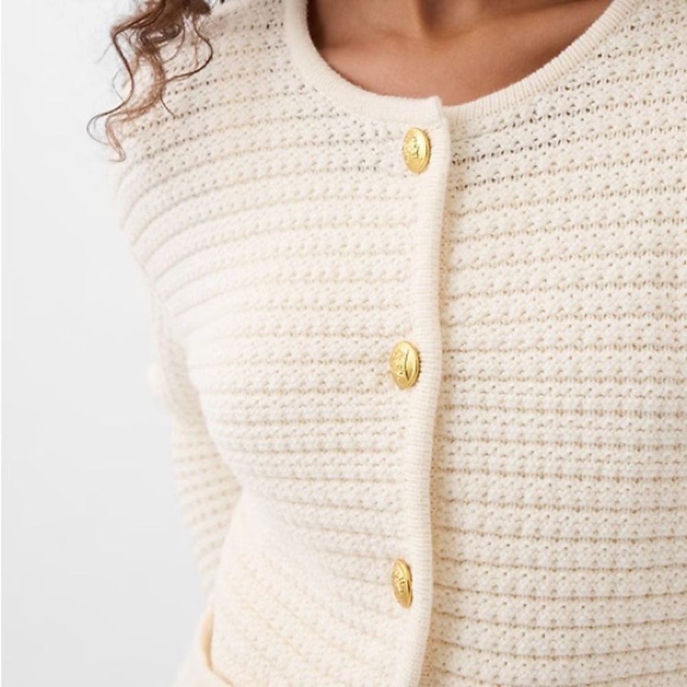 Textured Sweater Jacket - Picture 3 of 6